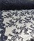 Sequin Embroidered Lace Fabric by the Yard, 54" Wide Floral Mesh Lace with Double Scalloped Edges